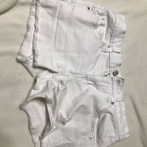 White shorts